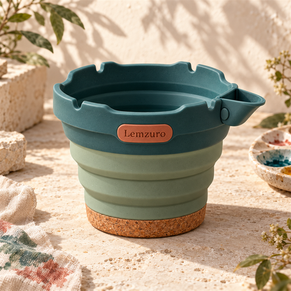 Lemzuro Collapsible Brush Rinse Cup main textile view